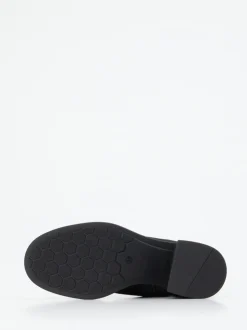 Konstantin Starke – Sock-Stiefeletten aus Veloursleder Grau