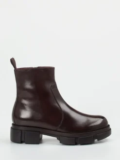 Konstantin Starke – Stiefelette aus Kalbleder Dunkelbraun