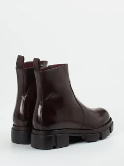 Konstantin Starke – Stiefelette aus Kalbleder Dunkelbraun