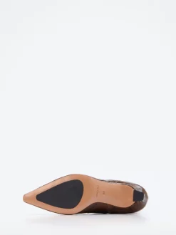 Konstantin Starke – Stiefelette aus geprägtem Leder braun