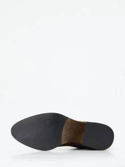 Konstantin Starke – Stiefelette aus Veloursleder braun