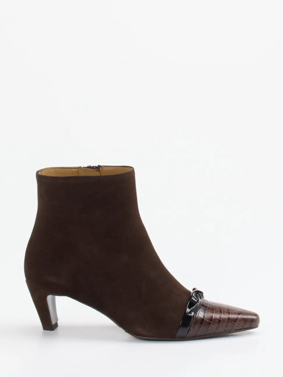 Konstantin Starke – Stiefeletten aus Veloursleder Dunkelbraun