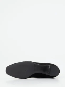 Konstantin Starke – Stiefeletten aus Velourslederoptik Schwarz