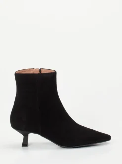 Konstantin Starke – Stiefeletten aus Veloursleder schwarz