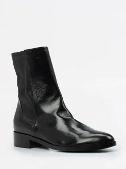 Konstantin Starke – Stiefeletten aus Lammleder schwarz