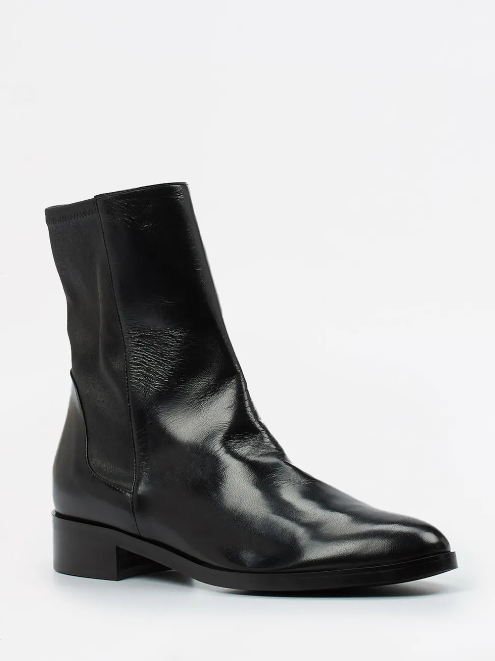 Konstantin Starke – Stiefeletten aus Lammleder schwarz