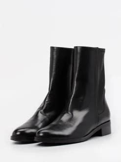 Konstantin Starke – Stiefeletten aus Lammleder schwarz
