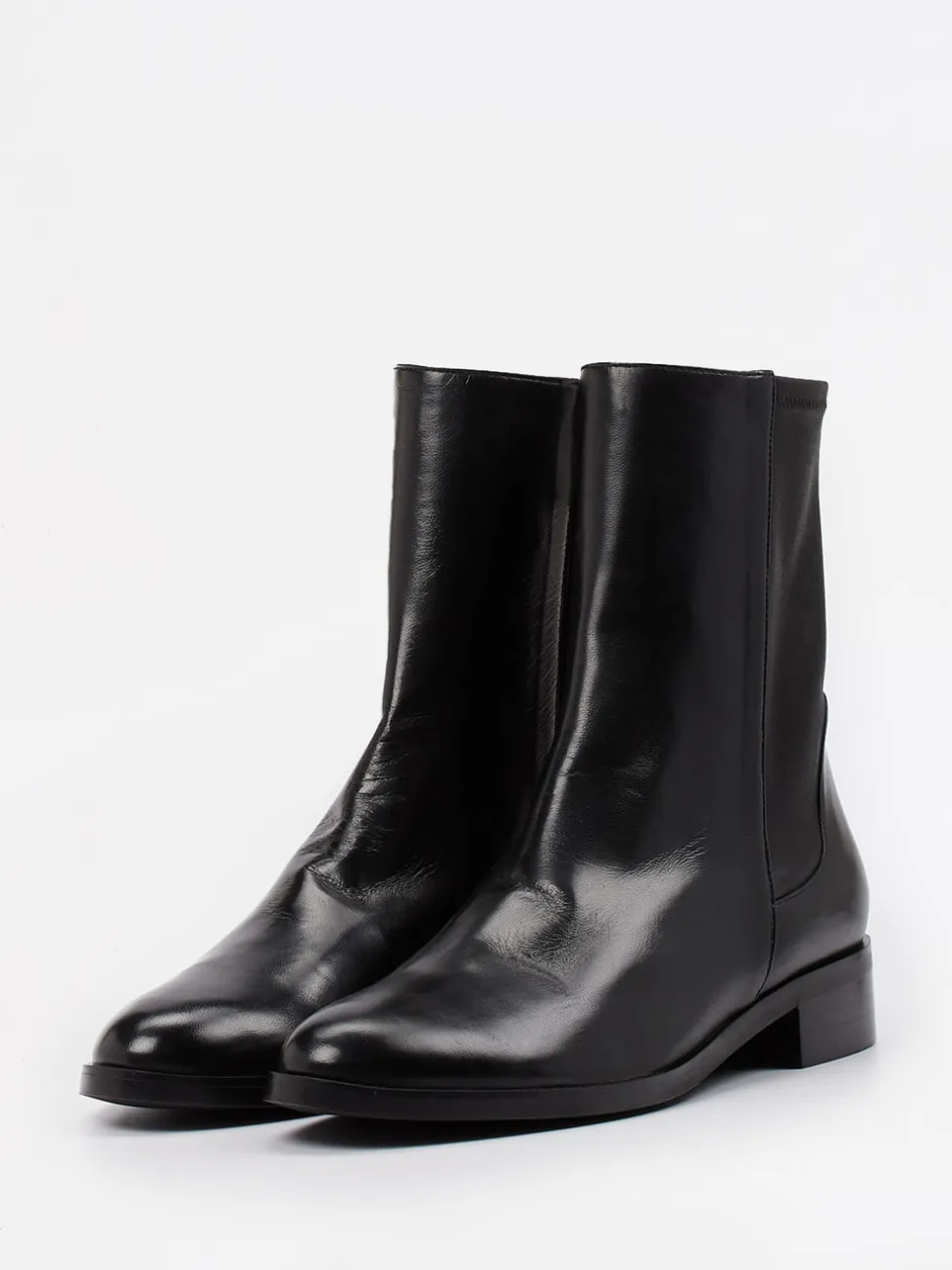 Konstantin Starke – Stiefeletten aus Lammleder schwarz
