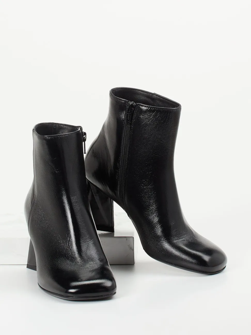 Konstantin Starke – Stiefeletten aus Lammleder schwarz