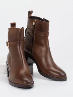 Konstantin Starke – Stiefelette aus Kalbleder Braun