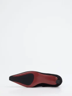 Konstantin Starke – Stiefelette aus Veloursleder Schwarz