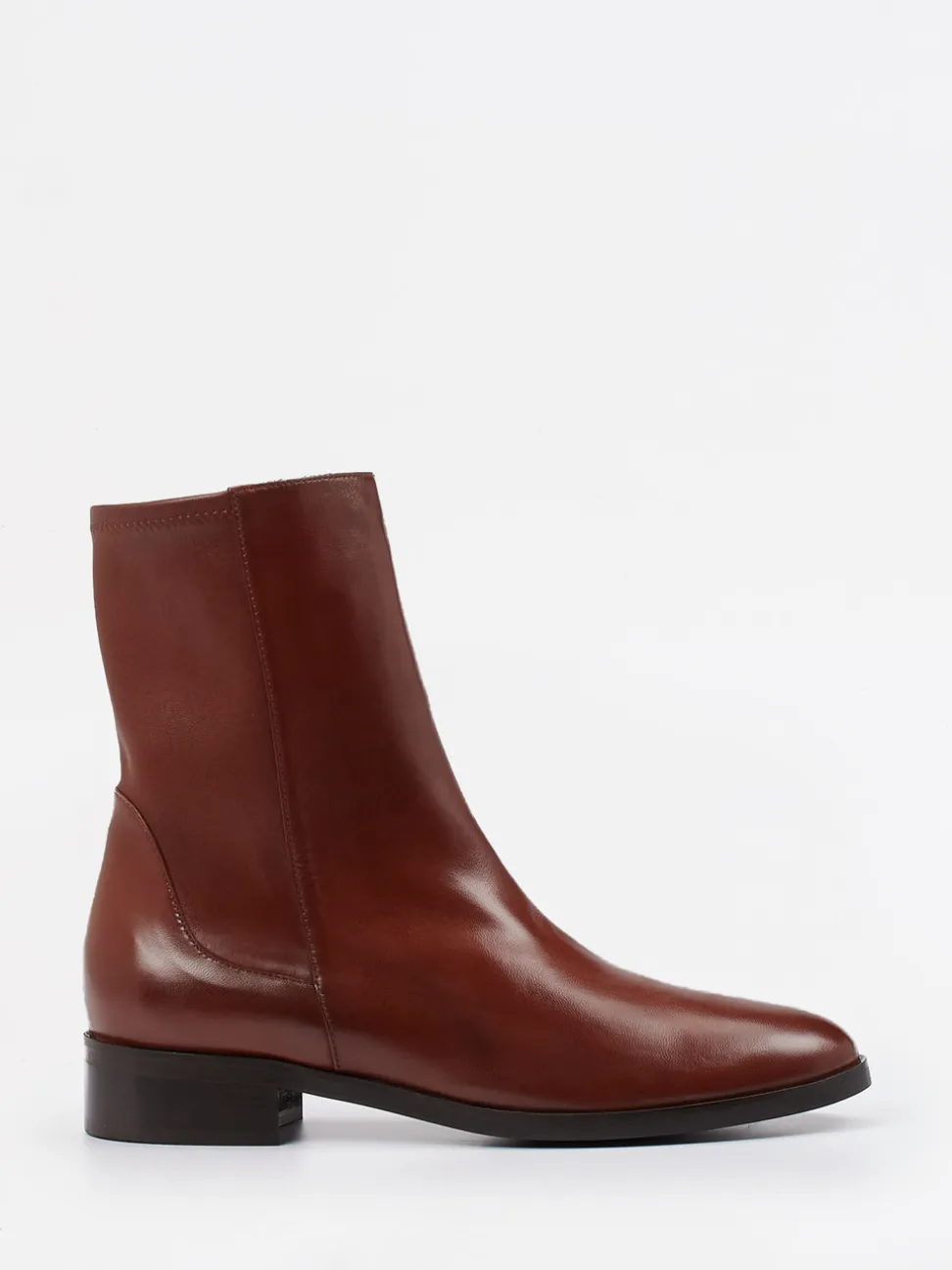 Konstantin Starke – Stiefelette aus Lammleder braun