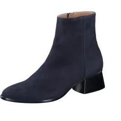 Konstantin Starke – Stiefeletten aus Veloursleder blau