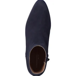 Konstantin Starke – Stiefeletten aus Veloursleder blau