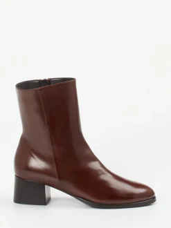 Konstantin Starke – Stiefeletten aus Lammleder schokobraun