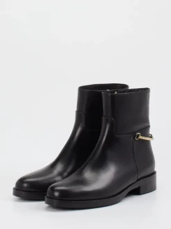 Konstantin Starke – Stiefelette aus Kalbleder Schwarz