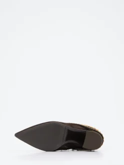 Konstantin Starke – Stiefelette aus Veloursleder Dunkelbraun