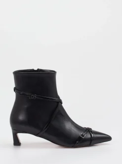 Konstantin Starke – Stiefeletten aus Lammleder Schwarz