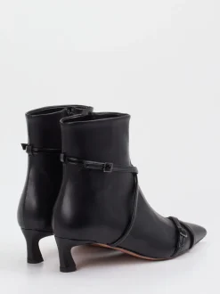Konstantin Starke – Stiefeletten aus Lammleder Schwarz
