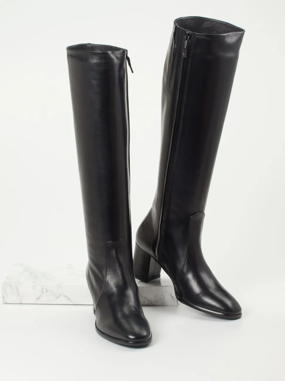 Konstantin Starke – Stiefel aus Lammleder Schwarz