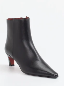 Konstantin Starke – Stiefeletten aus Lammleder Schwarz