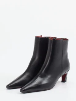 Konstantin Starke – Stiefeletten aus Lammleder Schwarz