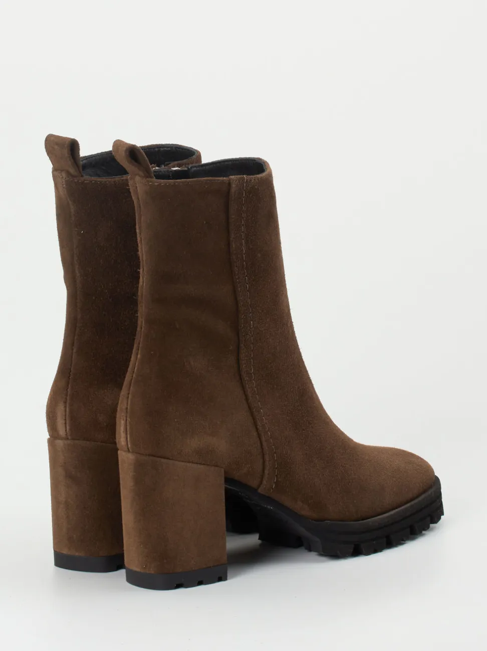 Konstantin Starke – Stiefeletten aus Veloursleder braun