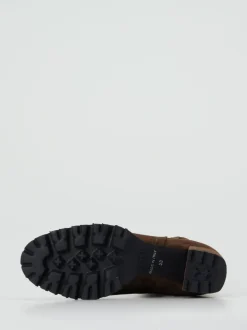 Konstantin Starke – Stiefeletten aus Veloursleder braun