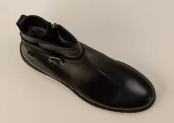 Konstantin Starke – Stiefeletten aus Kalbleder Schwarz