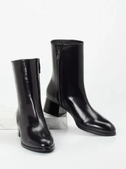 Konstantin Starke – Stiefeletten aus Lammleder Blau