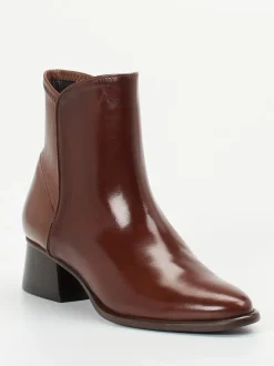 Konstantin Starke – Stiefeletten aus Lammleder schokobraun