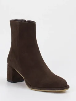 Konstantin Starke – Stiefeletten aus Veloursleder Dunkelbraun