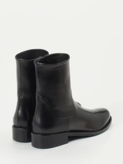 Konstantin Starke – Stiefeletten aus Lammleder schwarz