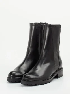 Konstantin Starke – Stiefeletten aus Lammleder Schwarz