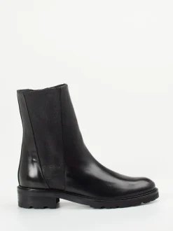 Konstantin Starke – Stiefeletten aus Lammleder Schwarz