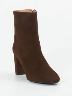 Konstantin Starke – Stiefeletten aus Veloursleder braun