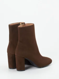 Konstantin Starke – Stiefeletten aus Veloursleder braun
