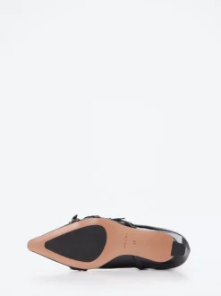 Konstantin Starke – Stiefelette aus Lackleder Schwarz