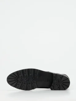 Konstantin Starke – Stiefelette aus Lammleder Schwarz