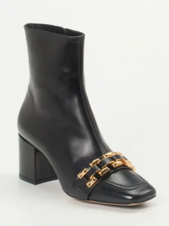 Konstantin Starke – Stiefelette aus Kalbleder Schwarz