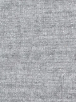 Konstantin Starke – Strickschal aus Textil Hellgrau Glitzer