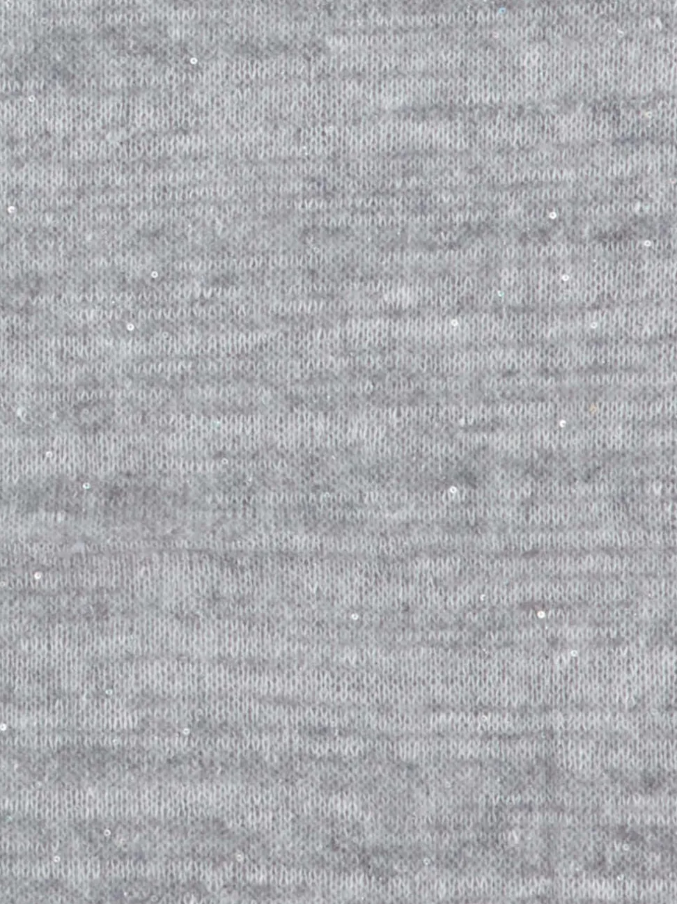 Konstantin Starke – Strickschal aus Textil Hellgrau Glitzer