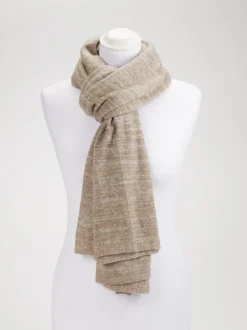 Konstantin Starke – Strickschal aus Textil in Beigebraun