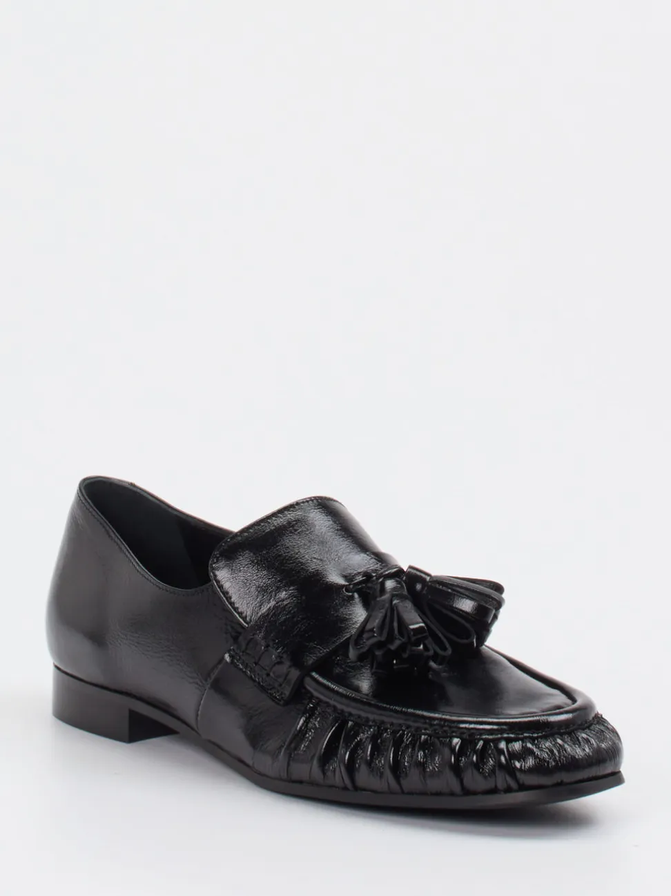 Konstantin Starke – Tassel Loafer aus Lackleder Schwarz