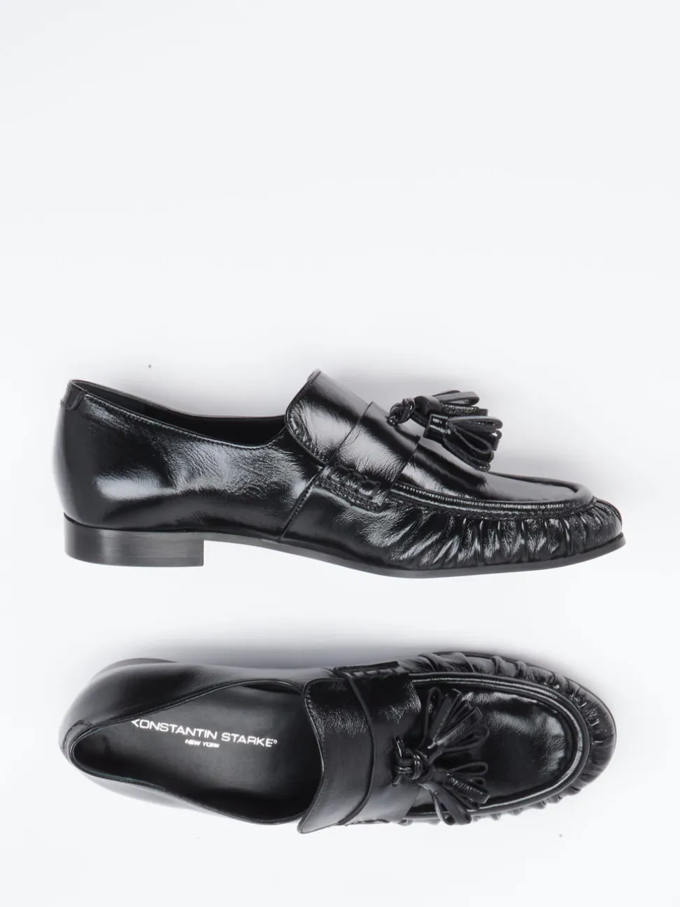 Konstantin Starke – Tassel Loafer aus Lackleder Schwarz