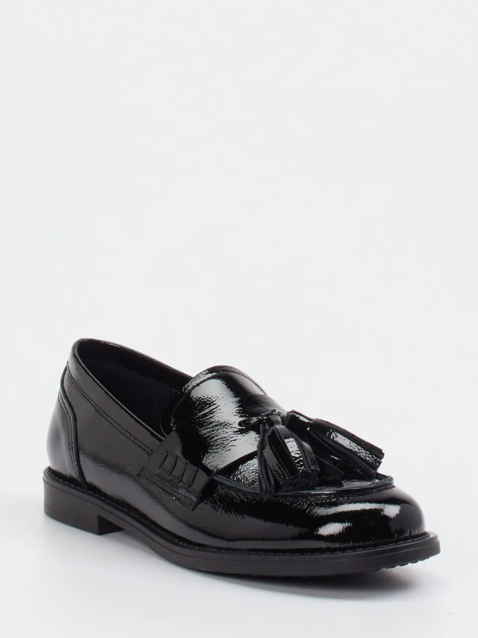 Konstantin Starke – Tassel Loafer aus Lackleder Schwarz