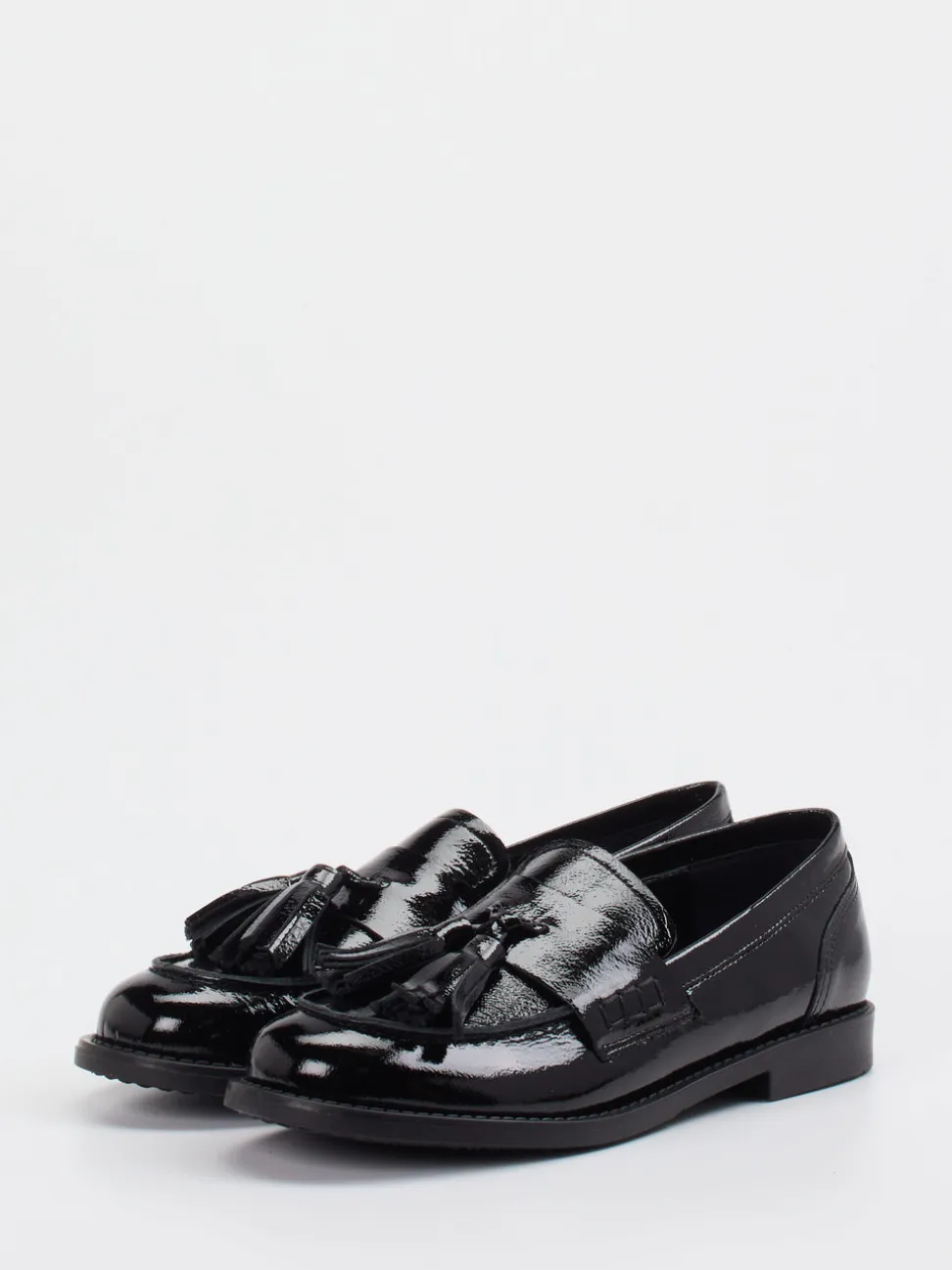 Konstantin Starke – Tassel Loafer aus Lackleder Schwarz