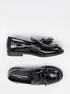 Konstantin Starke – Tassel Loafer aus Lackleder Schwarz