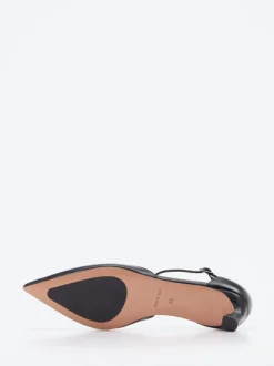 Konstantin Starke – T-Strap Pumps aus Kalbleder Schwarz