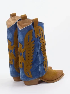 Konstantin Starke – Westernstiefel aus Veloursleder